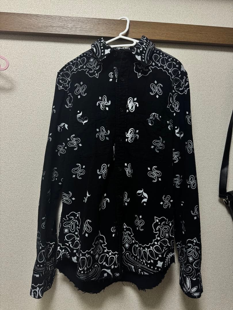 jun nakayama ペイズリーシャツ　nubian last nest