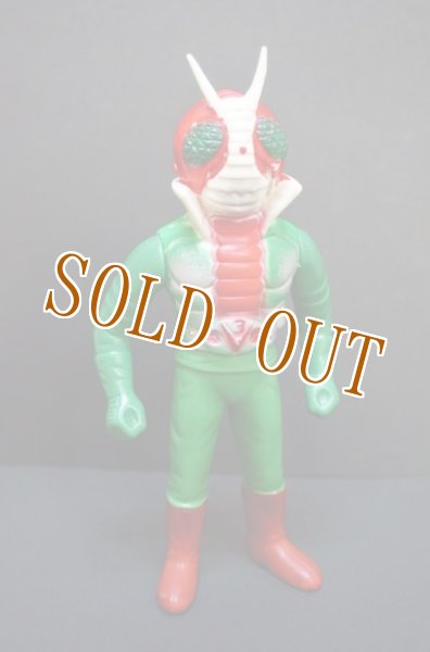 ポピー 仮面ライダーV3 ミニソフビ 高さ14cm 石森プロ 東映 OM384